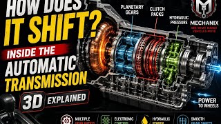 How Automatic Transmissions REALLY Change Gears ⚙️ | 3D Animation