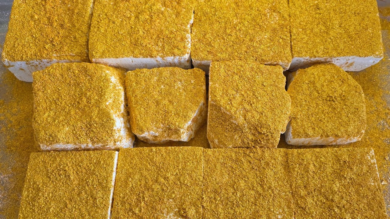 Variety of Fresh Gym Chalk w/Mica Powder | Gold Edition | ASMR | Bonus Crushes | Powder Play