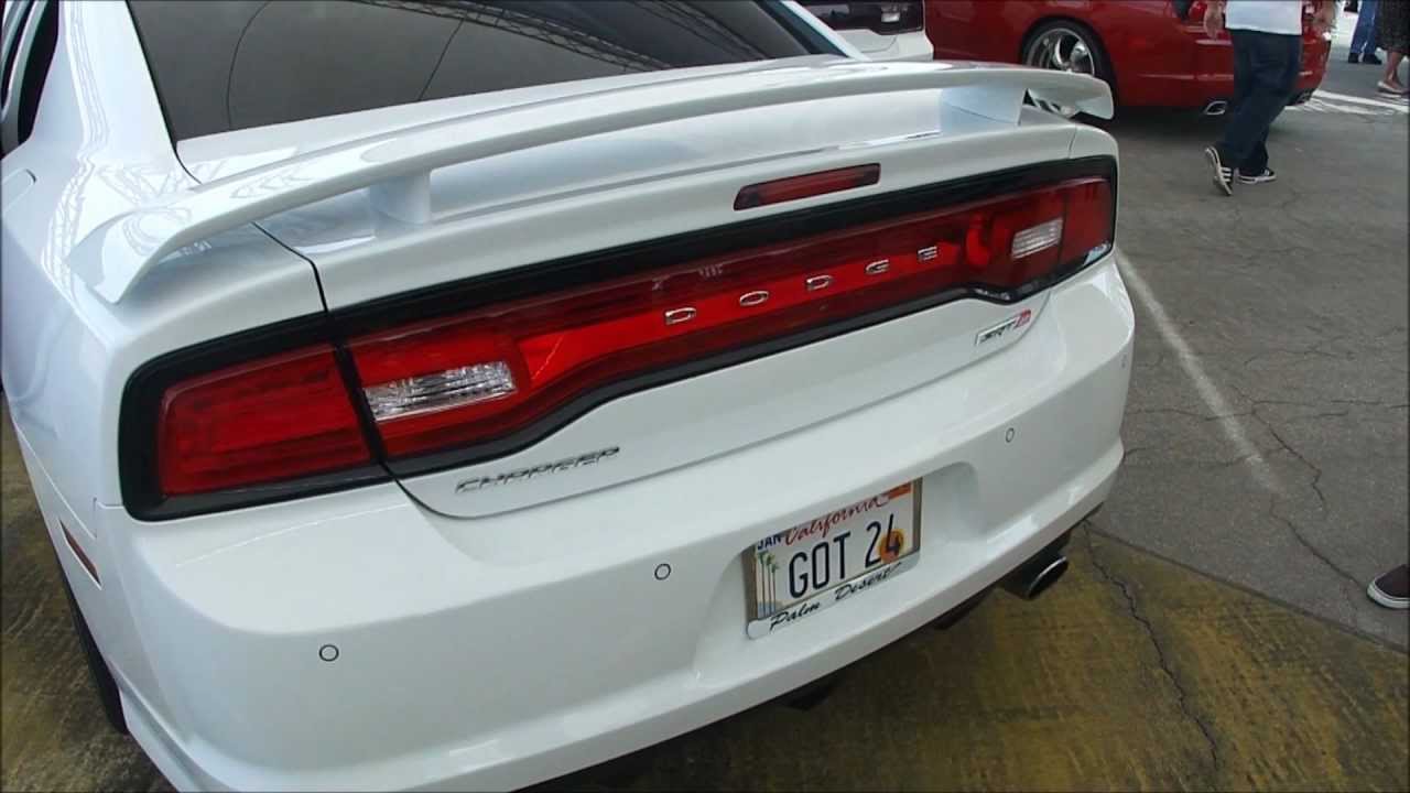 2012 White Srt Charger With Red Interior