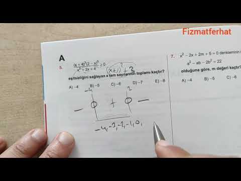 KAREKÖK yayınları AYT denemesinin matematik çözümleri