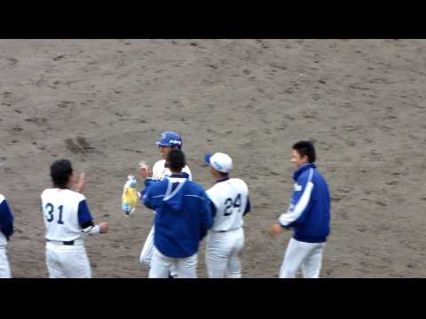 2010/05/30　石川対信濃　＠石川県立　本間　ホームラン出迎え