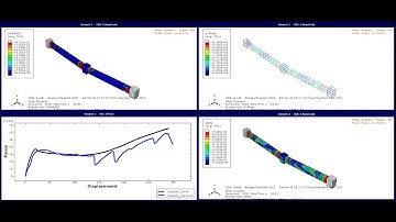 Progressive collapse analysis verification Specimen P2  using ABAQUS software