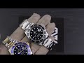 Rolex Submariner 16610 VS 16613 Side-By-Side (Two-Tone VS Steel) 4K