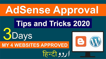 Google AdSense Approval Tips and Tricks 2020 for Blogger and Wordpress Both | Pro Blogging Tips