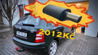 ŠKODA FABIA 1.4mpi - sportovní výfuk RM motors a výměna vlnovce