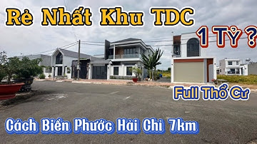 Rẻ Quá Ạ !Chỉ hơn 1Tỷ Lô Đất 107m2 Full Thổ Cư Thuộc Tái Định Cư Lekima Đất Đỏ - BRVT Cách Biển 7km