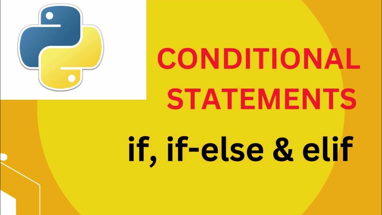 If Else in Python | Conditional Statements in Python | If Else & Elif ...