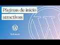 Páginas de inicio atractivas