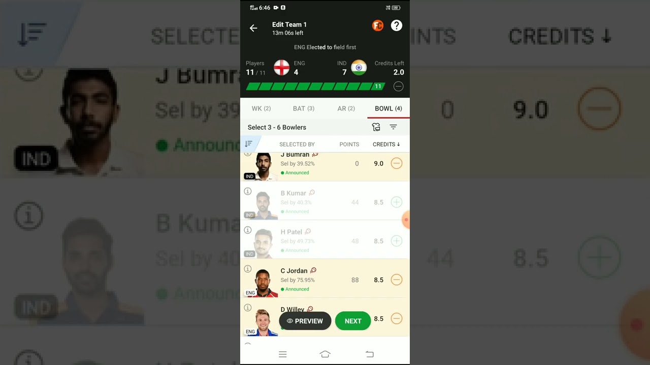 ind vs eng t20 prediction for dream 11.