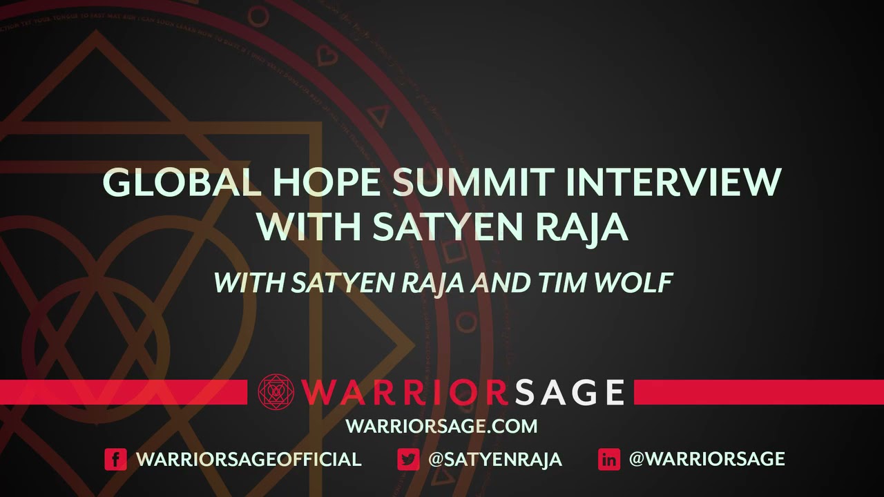 Global Hope Summit interview with Satyen Raja