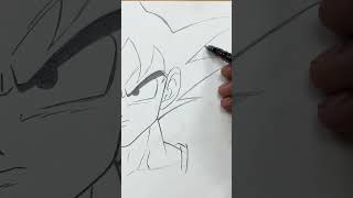 How to draw goku step-by-step #animedrawing #anime