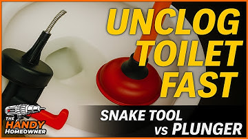 How to Unclog a Toilet – Manual Snake Tool vs. Plunger (DIY Fix)