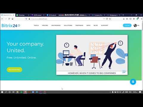 شرح استخدام منصة بيتركس24 | bitrix24 explainer video in arabic