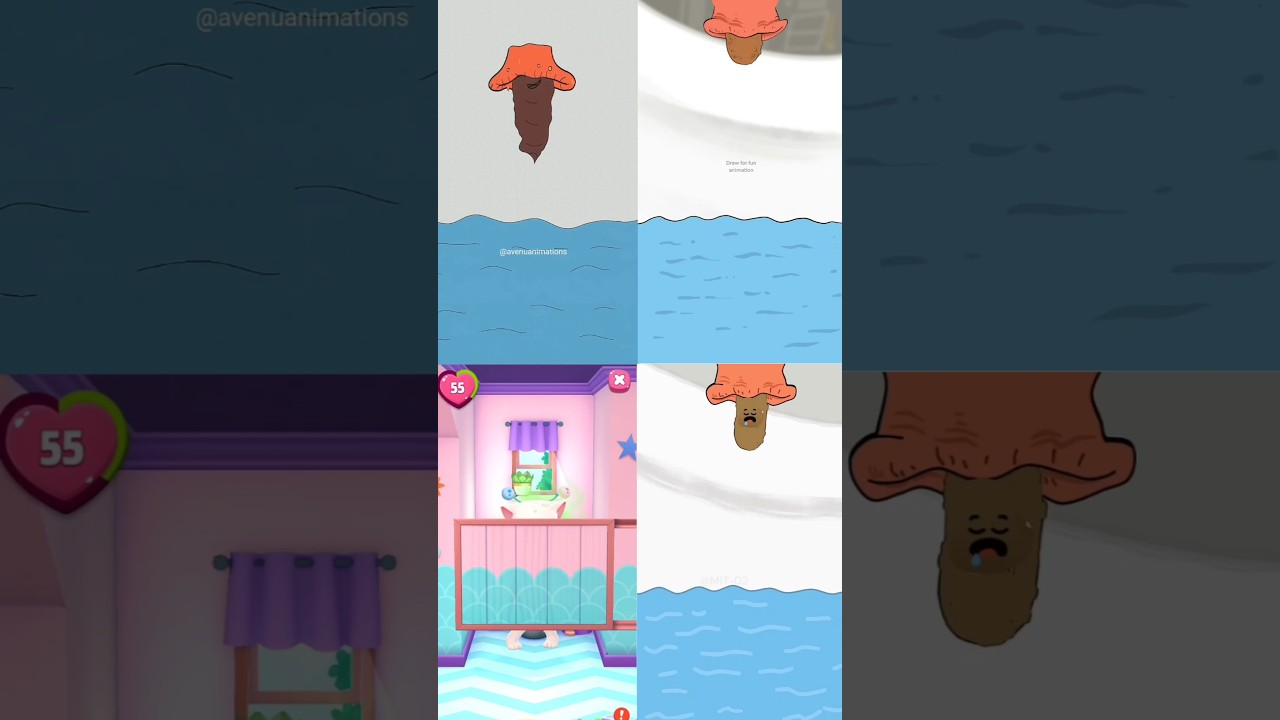 Toilet water after breakfast | My Talking Angela 2