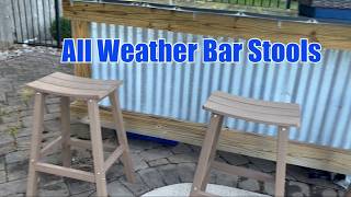 Stoog All-Weather Bar Stools: Teak Finish Review
