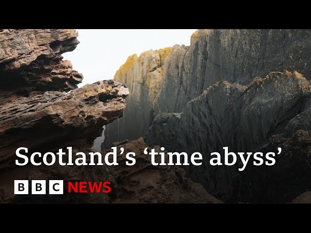 The man who discovered the 'abyss of time' - BBC News class=