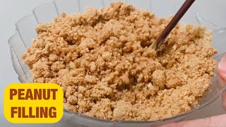 How to make PEANUT FILLING for Ang Ku Kueh