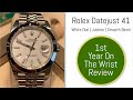 Rolex Datejust 41 Review | White Dial | Jubilee Bracelet | Smooth Bezel | ref. 126300