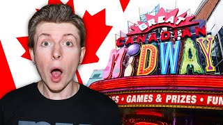 Playing Games at the Biggest Arcade in Canada! - Great Canadian Midway