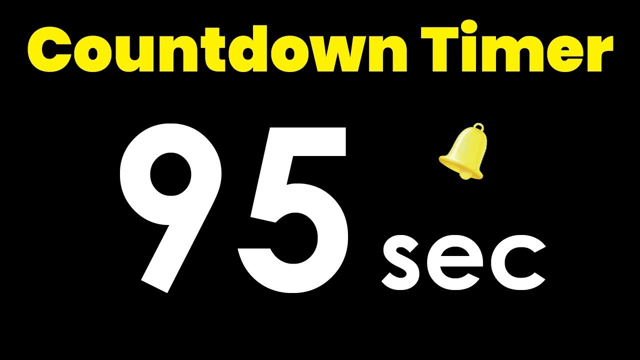 95 Countdown Fandom 95 second Countdown Timer with Alarm #timerstore #95s #countdown - YouTube