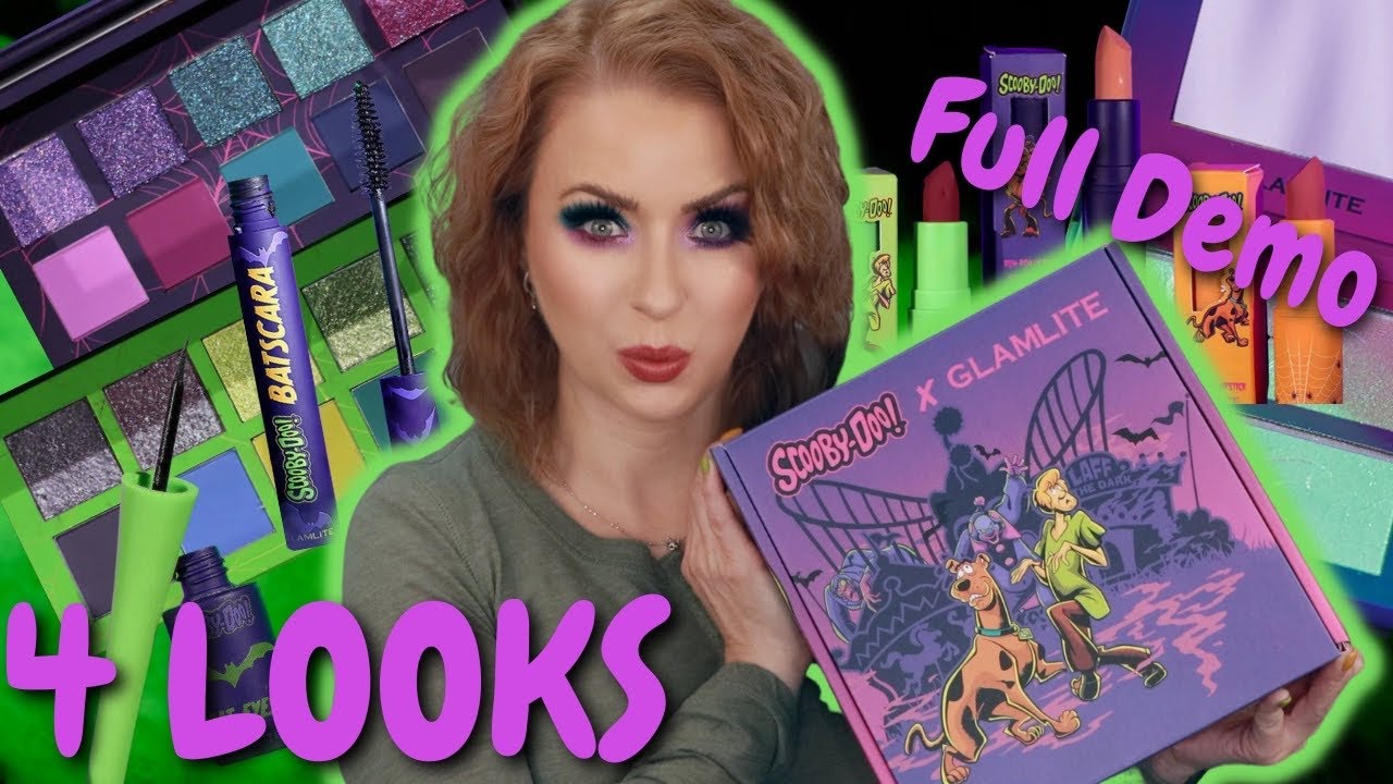 Glamlite x Scooby Doo Collection Review + Demo + 4 LOOKS | Steff's ...