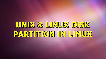 Unix & Linux: Disk Partition in Linux (3 Solutions!!)