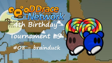 [Ger] Teeworlds DDnet 4th Birthday Last Tournament Stream - brainduck