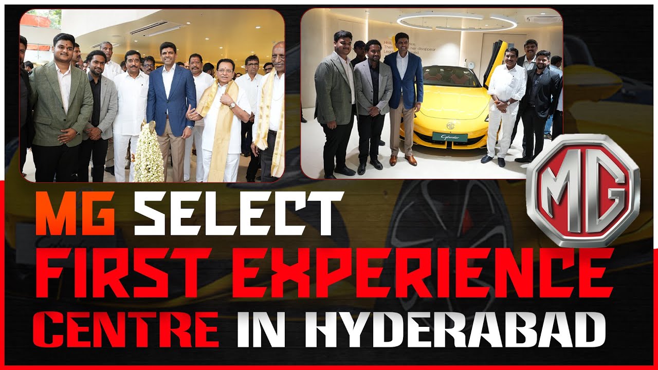 MG Cyberster & M9 Reveal | MG SELECT Redefines Luxury Cars | First Experience Centre in Hyderabad