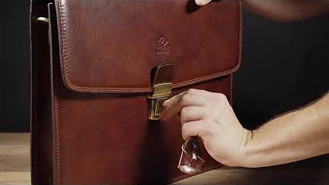 Full-Grain Leather Briefcase - The Sound of the Mountain | Time Resistance Official Video