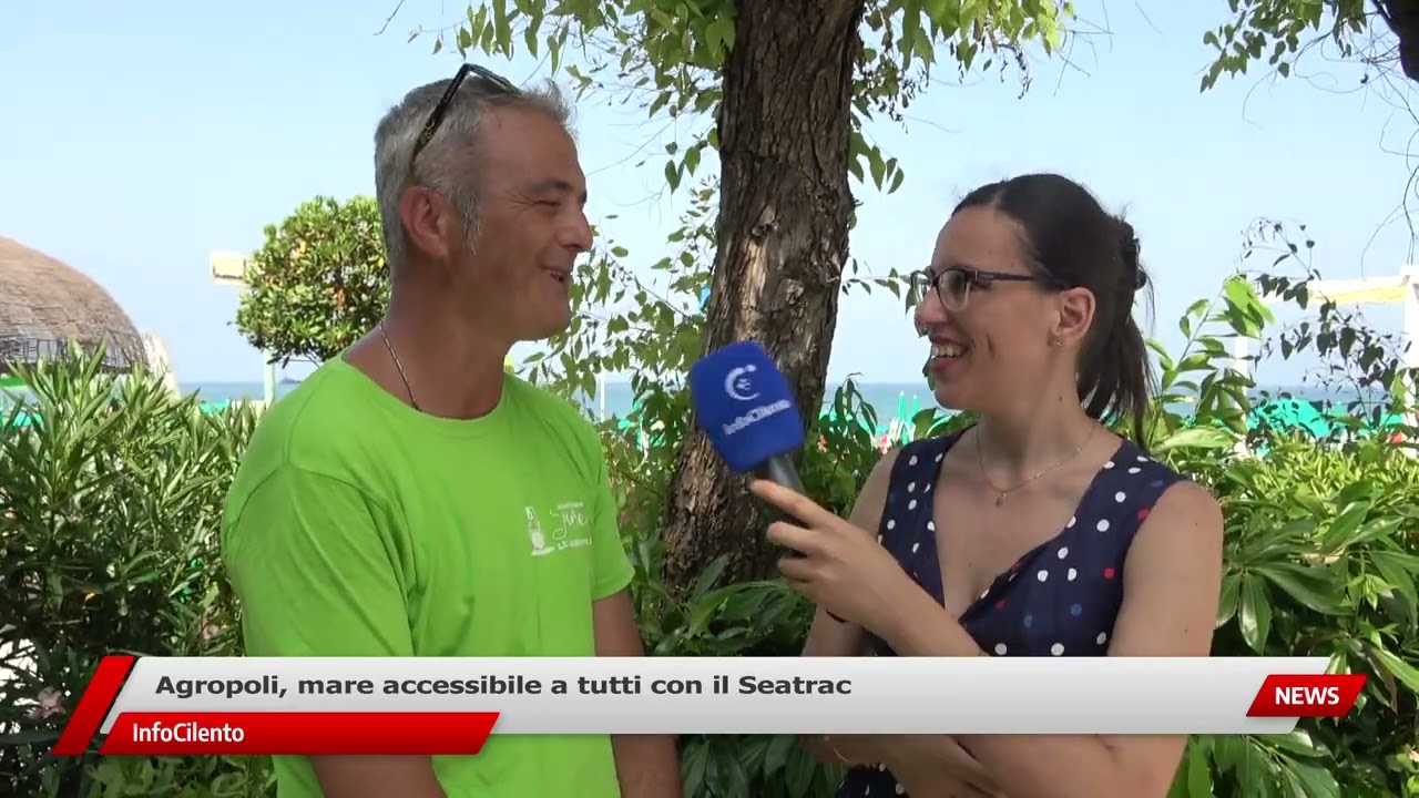Agropoli mare accessibile a tutti con il Seatrac