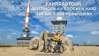 MIT DEM FAHRRAD VON GÖTTINGEN HOCH AUF DEN BROCKEN IM HARZ