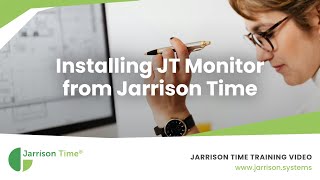 Installing JT Monitor from Jarrison Time