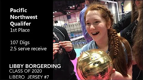 Libby Borgerding Class of 2020 Libero Volleyball H...