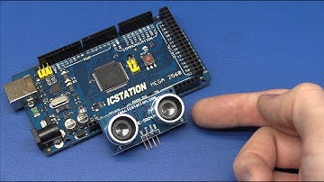 Playing with the Arduino Mega 2560 and Ultrasonic Sensor from ICStation.com - Ec-Projects