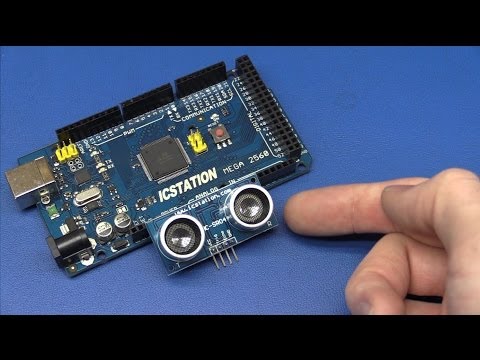 Playing with the Arduino Mega 2560 and Ultrasonic Sensor from ICStation.com - Ec-Projects