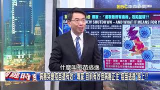 【關鍵時刻】20201223 英國變種病毒恐攻擊所有毒株攻陷全球？ 病毒正往疫苗逃逸的路上，未來疫苗可能無效？ 劉寶傑 陳耀寬