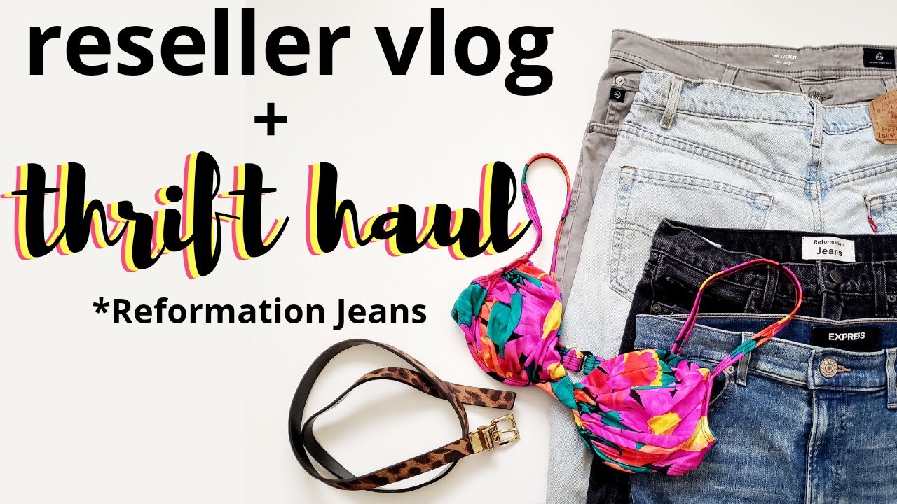 Reseller Vlog + Goodwill Outlet Vintage & Modern Thrift Haul to Resell
