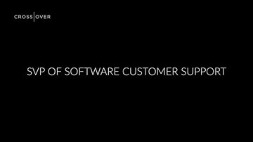 CROSSOVER Software Customer Support from Andy Montgomery