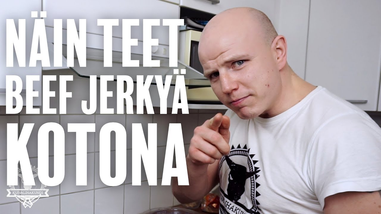 Näin teet beef jerkyä kotona! Kuivalihan valmistus kotona!