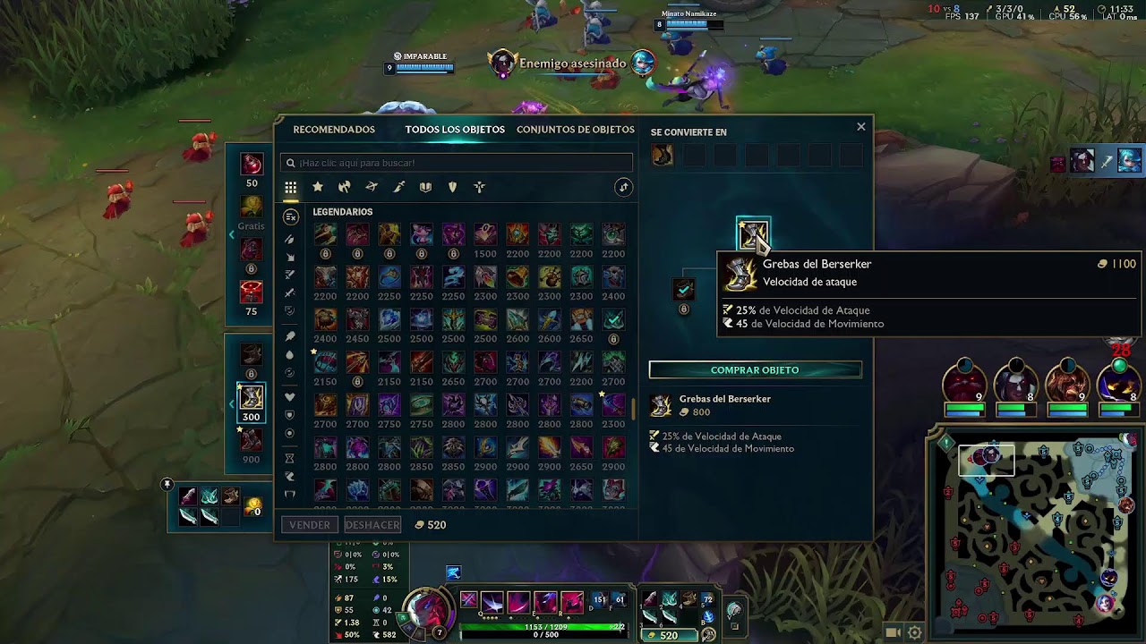 9 Contra 1 Lol Oro a Platino Dia 1 oro 4 - 2W 2L