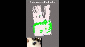Unmanned Ground Vehicle performing autonomous exploration in an indoor environment