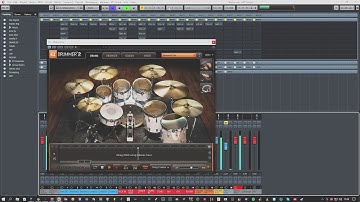 Toontrack EZDrummer 2 // Basic modern drums kit mixing preview | Develop Device