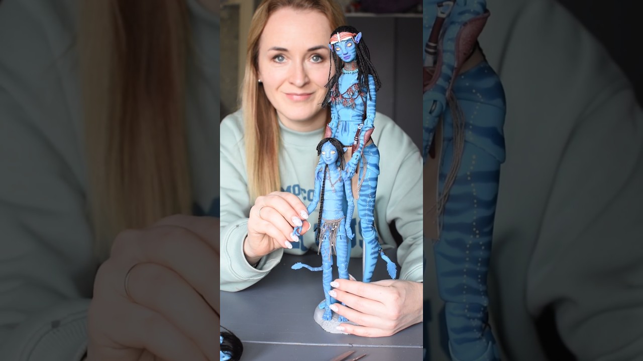 Neytiri and Tuk Sully bjd dolls 