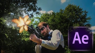 Composite Muzzle Flash in After Effects using @ActionVfx Elements