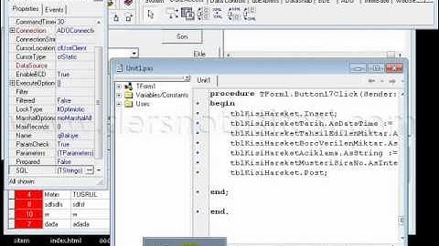 Delphi - Görsel Programlama 2 - İkinci Öğretim - 16 Mart 2012