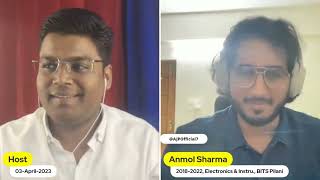 BITS Pilani | Electronics & Instrumentation EIE Review | Seniors | Anmol Sharma | HAT05 AJP Official