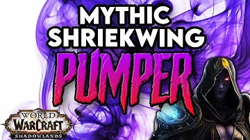 CASTLE NATHRIA MYTHIC SHRIEKWING SHADOW PRIEST POV + COMS PUMPER DPS ROTATION