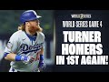 Dodgers' Justin Turner hits ANOTHER 1st inning homer to put LA up in World Series Game 4!