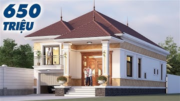 NHÀ MÁI THÁI GIÁ RẺ 1 tầng có cả GARAGE Ô TÔ với giá từ 650 TRIỆU do MinHome thi công|MN00172