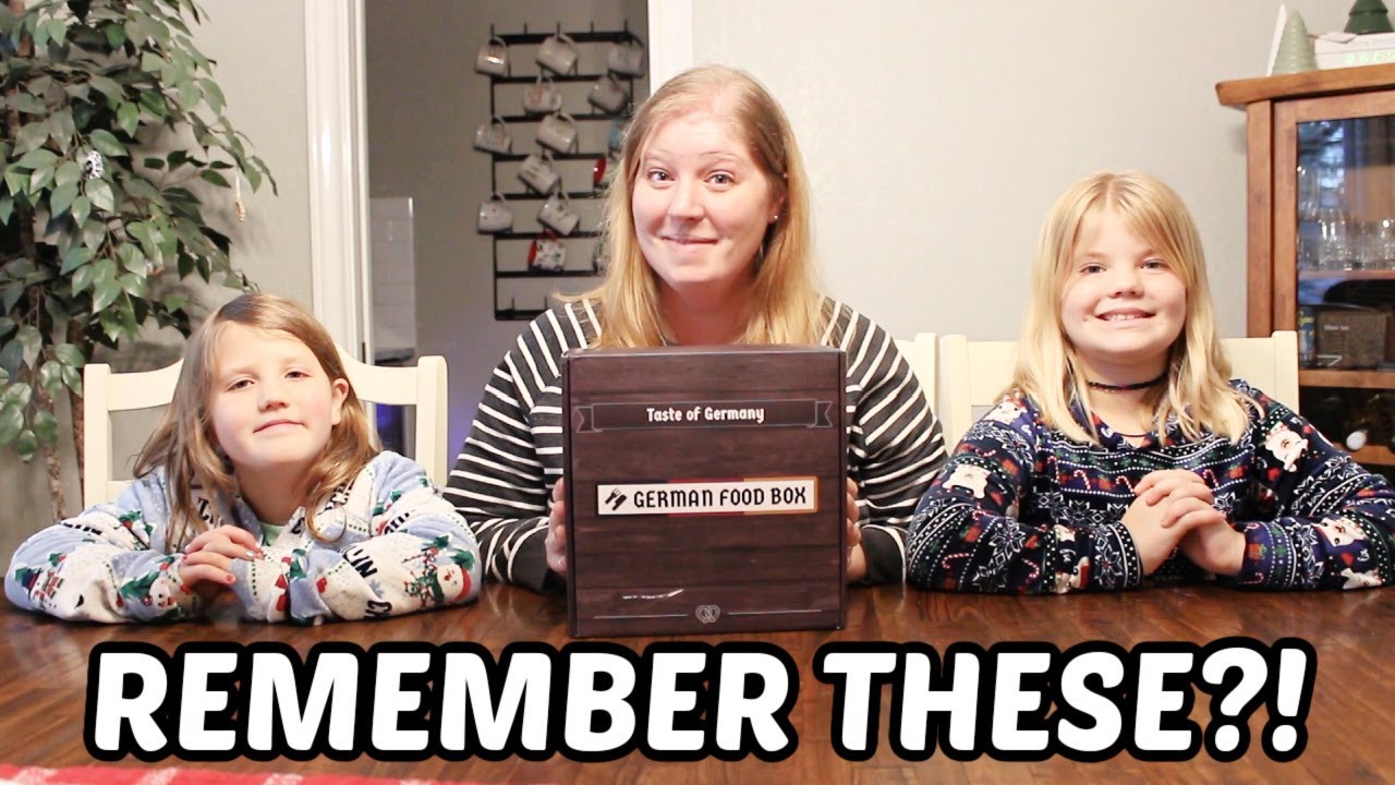 German Food Box Taste Test - Vlogmas